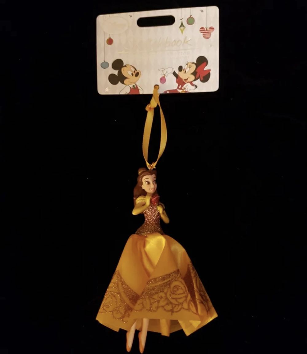 Princess Belle Pink Bodice Sketchbook Ornament - Disney Store (Disney’s beauty and the beast) ornament collectible [Barcode 464348053911] - Main Image 3