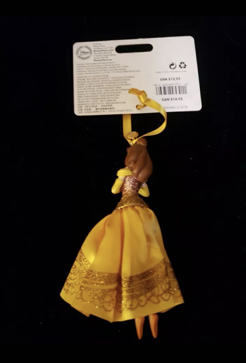 Princess Belle Pink Bodice Sketchbook Ornament - Disney Store (Disney’s beauty and the beast) ornament collectible [Barcode 464348053911] - Main Image 4