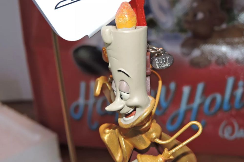 Cogsworth & Lumiere Sketchbook Ornament - Disney Store (Disney’s beauty and the beast) ornament collectible [Barcode 4936313714586] - Main Image 4