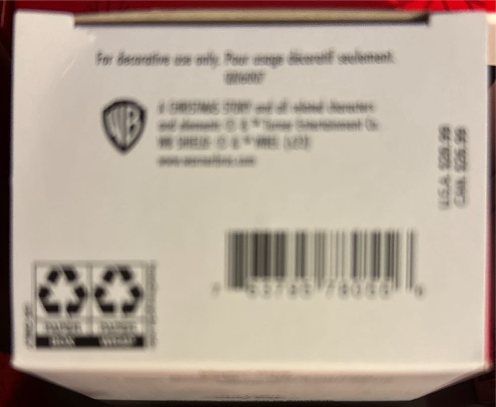 A Christmas Story 40th Anniversary  ornament collectible [Barcode 6104295780556] - Main Image 3