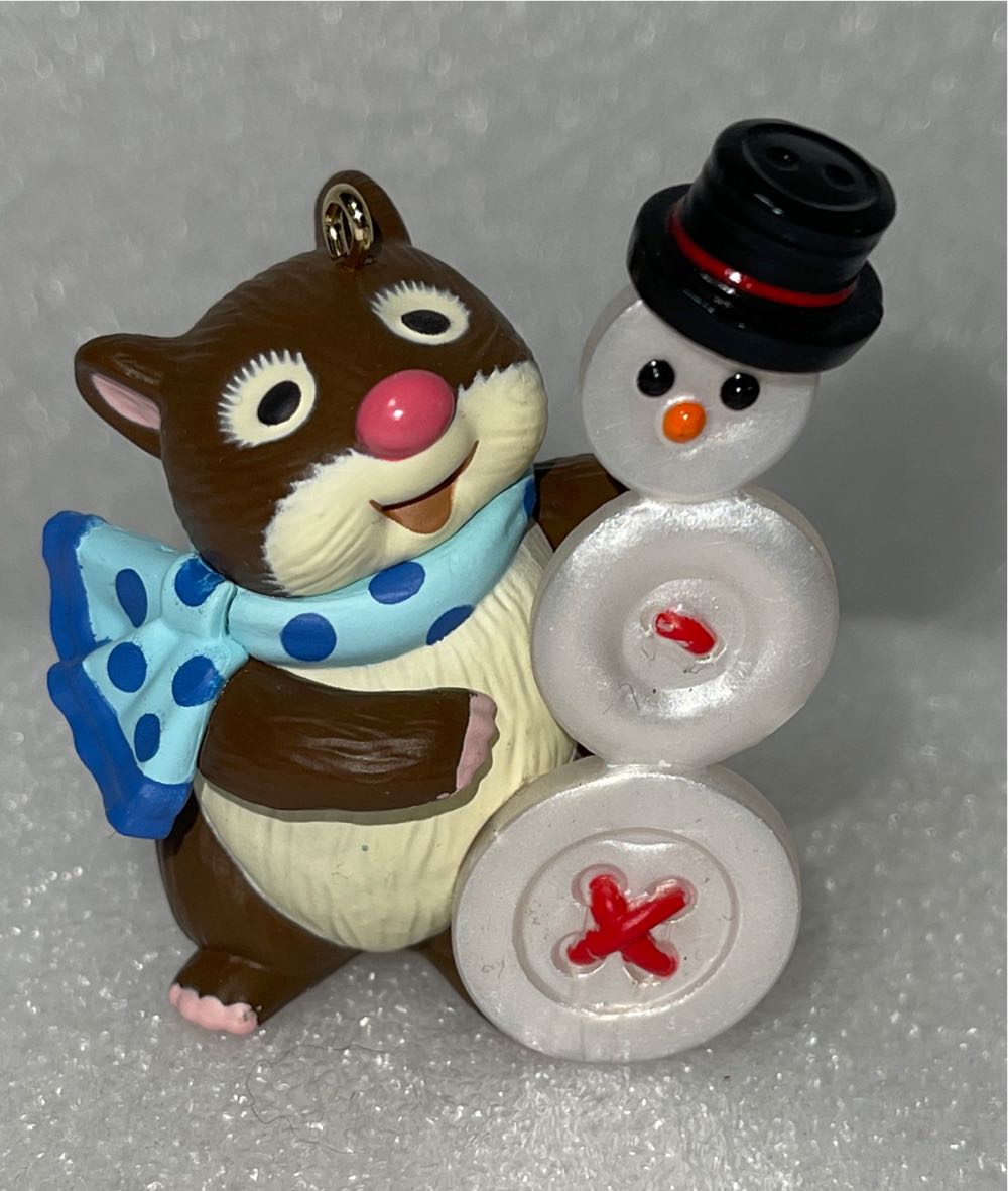 Cute As A Button A Big Thank You! - Hallmark Employee Gift (Animals) ornament collectible [Barcode 661127040302] - Main Image 2