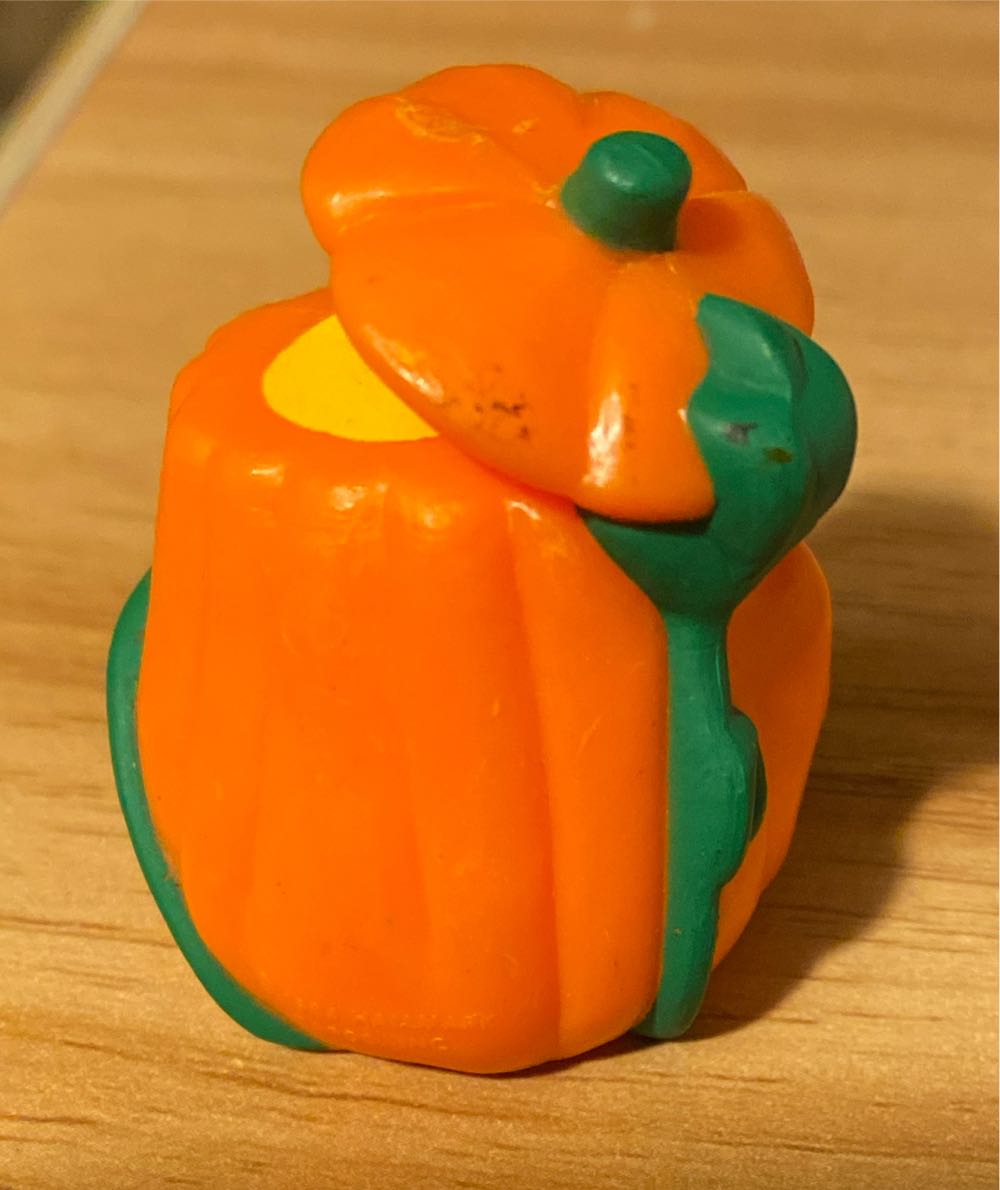 Merry Miniature Halloween Jack O Lantern Tipping His Lid - Merry Miniatures (Halloween, Pumpkin, Jack O Lantern) ornament collectible - Main Image 2