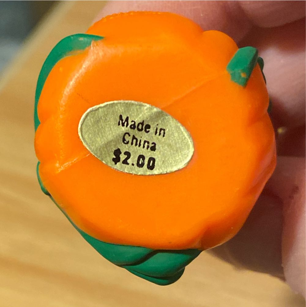 Merry Miniature Halloween Jack O Lantern Tipping His Lid - Merry Miniatures (Halloween, Pumpkin, Jack O Lantern) ornament collectible - Main Image 4