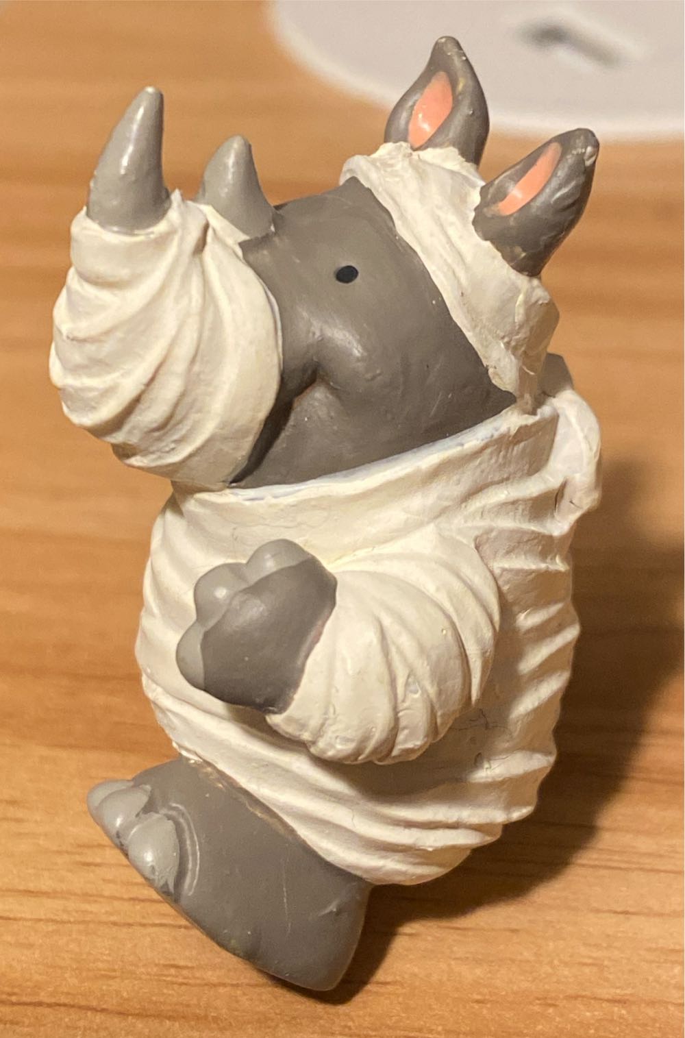Merry Miniature Rhino Mummy 375QFM8149 - Merry Miniatures (Halloween, Mummy, Rhinoceros, Trick Or Treat) ornament collectible - Main Image 3