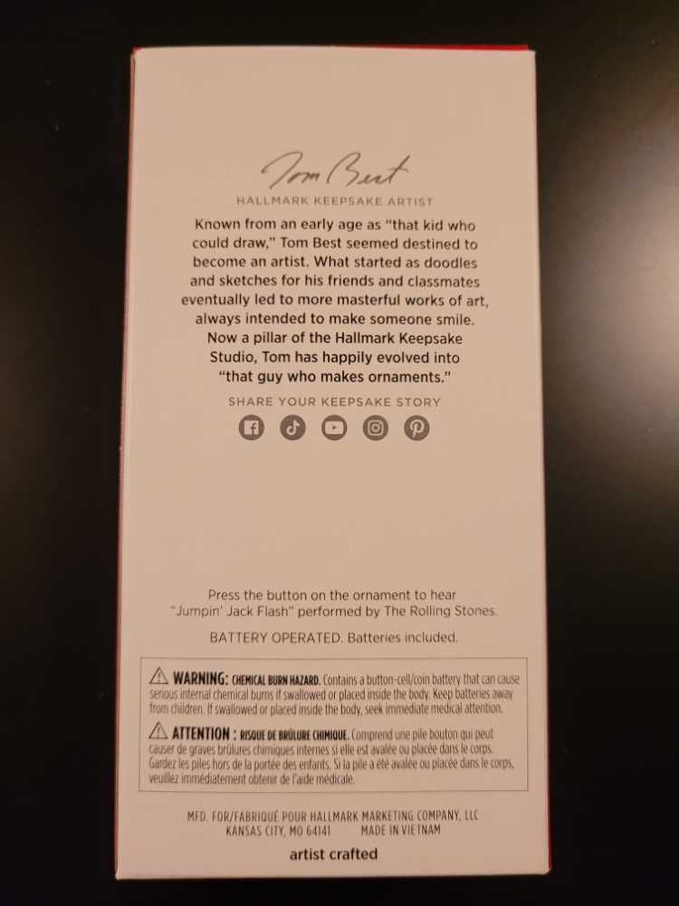 Guitar - Jumpin Jack Flash - Guitars (Guitars) ornament collectible [Barcode 661127025422] - Main Image 2