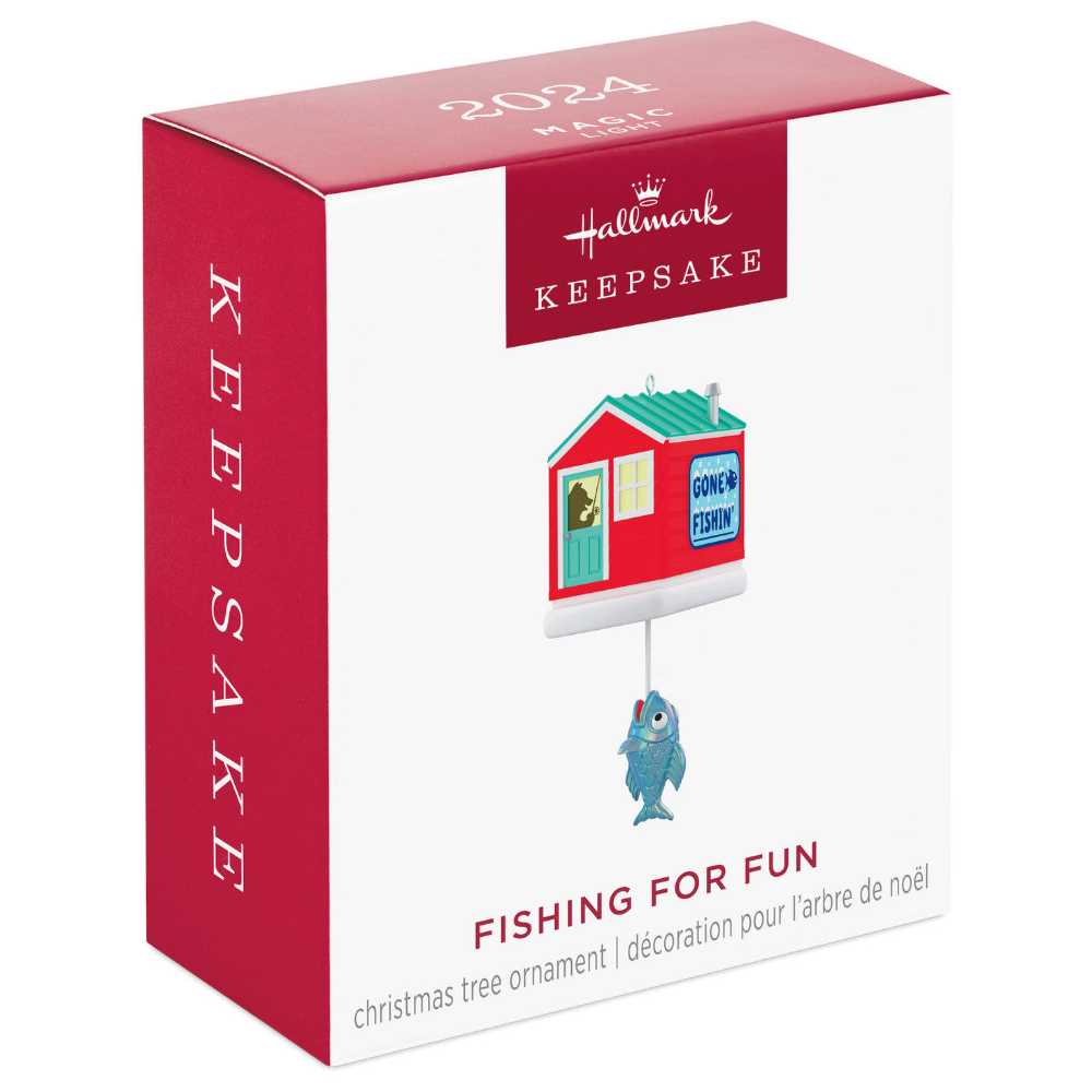 Miniature Fishing For Fun - Fishing (Miniature) ornament collectible [Barcode 661127003444] - Main Image 3