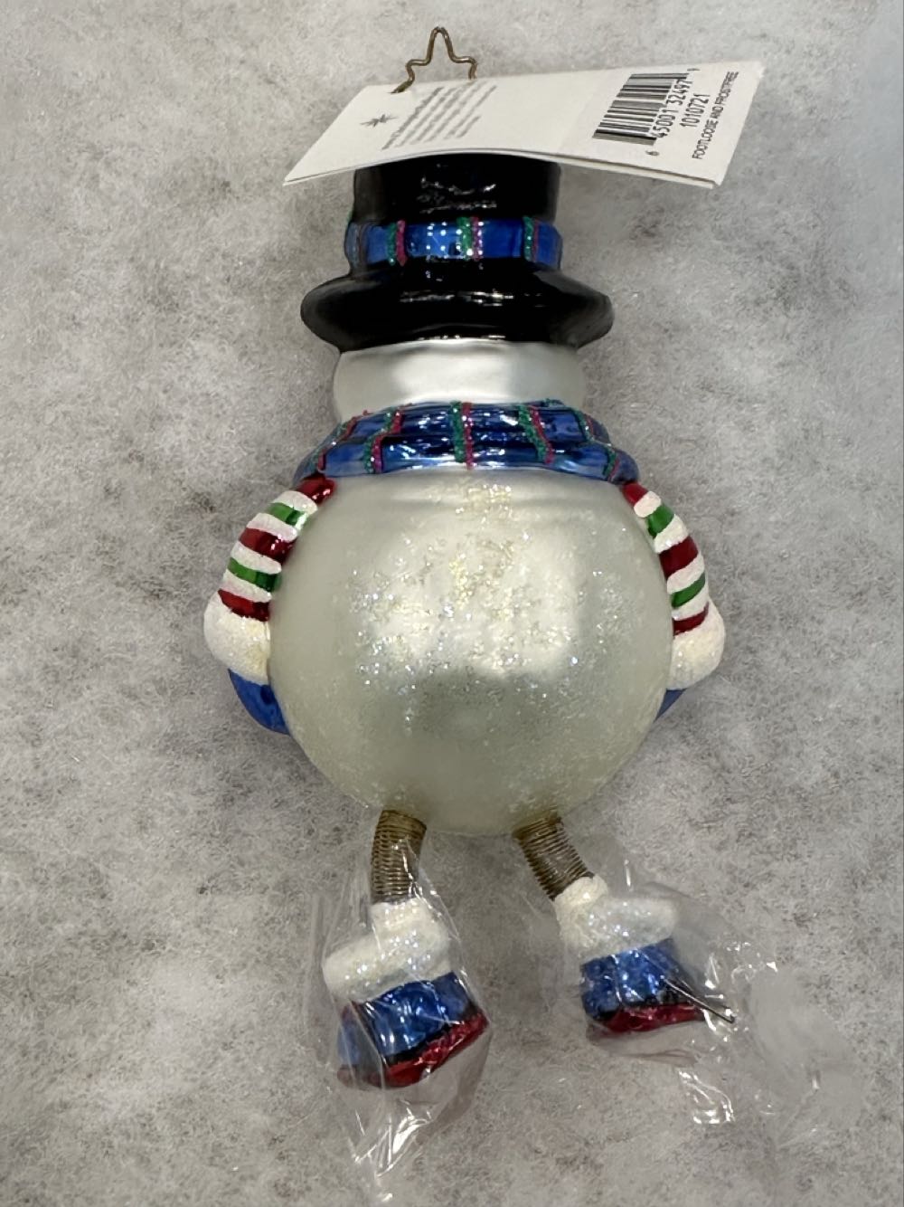 Christopher Radko Footloose And Frostfree Glass Christmas ... - 1010721 (Radko) ornament collectible [Barcode 645001324979] - Main Image 2