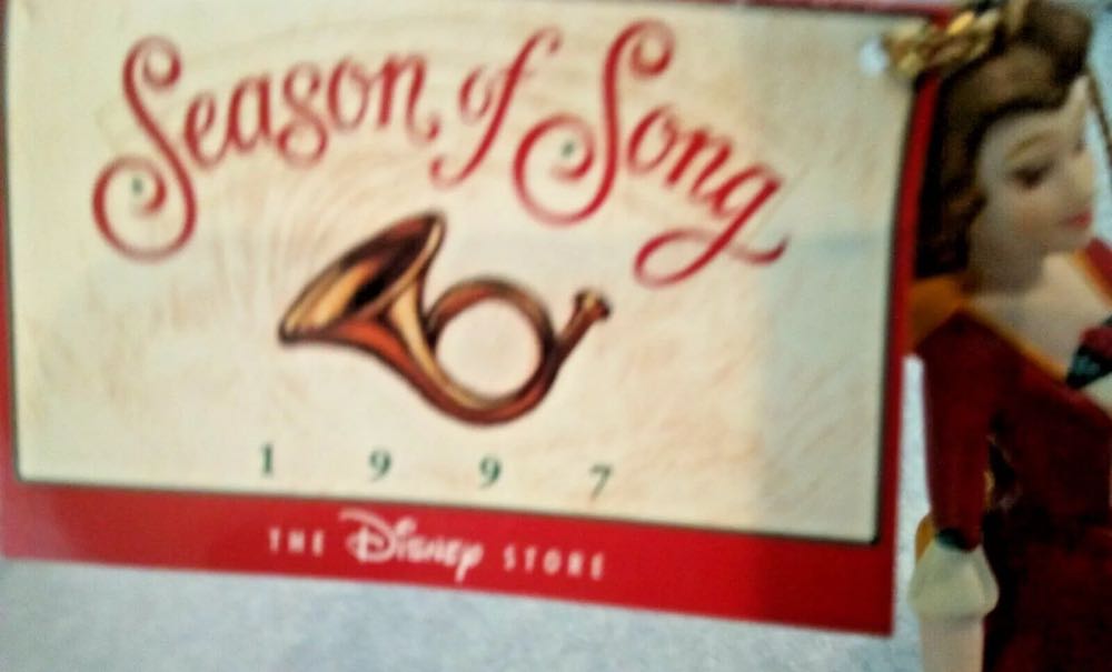 Princess Belle - Season Of Song Ornament - Disney Store (Disney’s beauty and the beast) ornament collectible [Barcode 417039404110] - Main Image 2