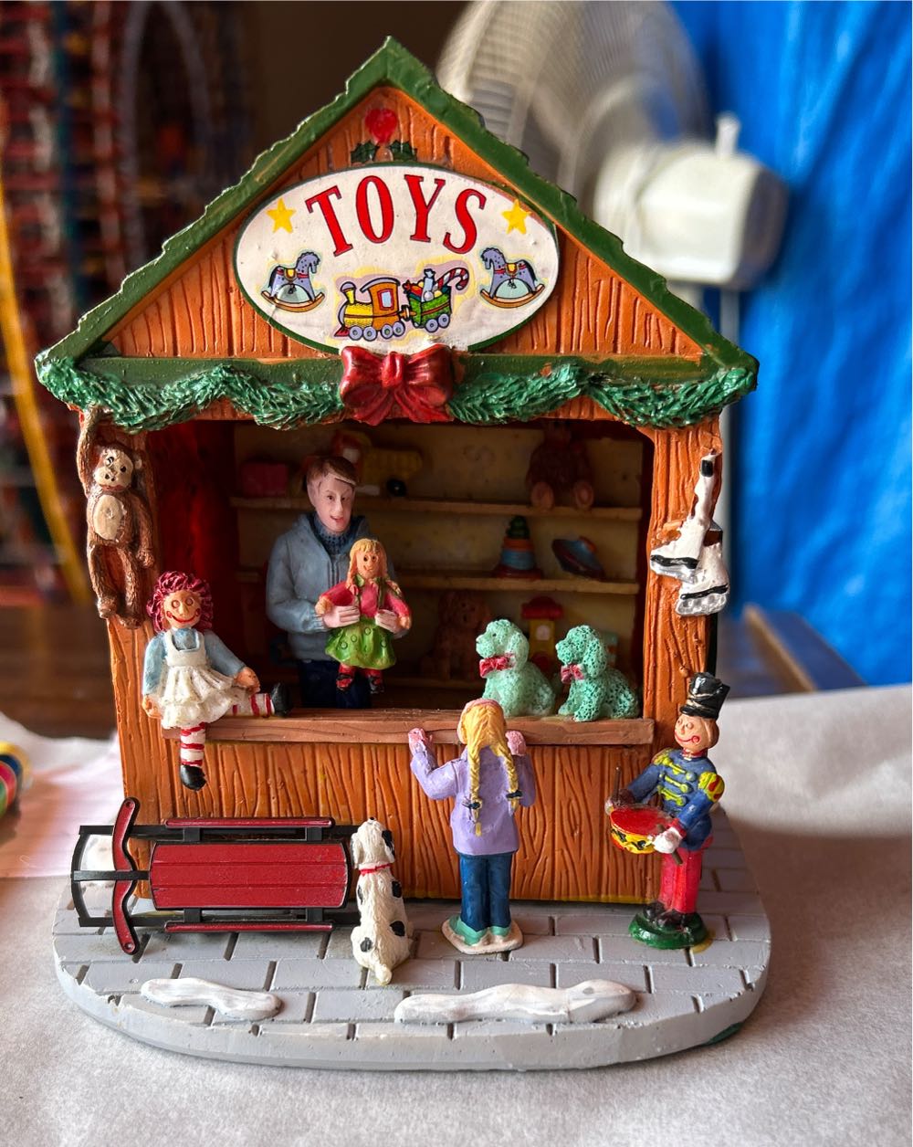Christmas Market Scene Toys #33016  ornament collectible - Main Image 2