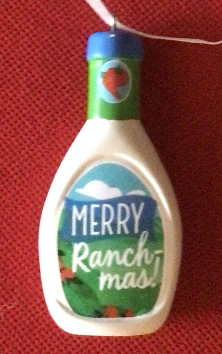 Hallmark Ranch Dressing Christmas  ornament collectible [Barcode 726528556569] - Main Image 2