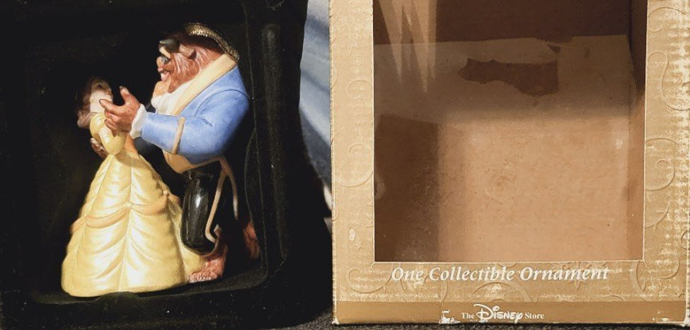 Beauty & The Beast Dancing Ornament- An Enchanted Christmas - Disney Store  ornament collectible [Barcode 410048604298] - Main Image 2