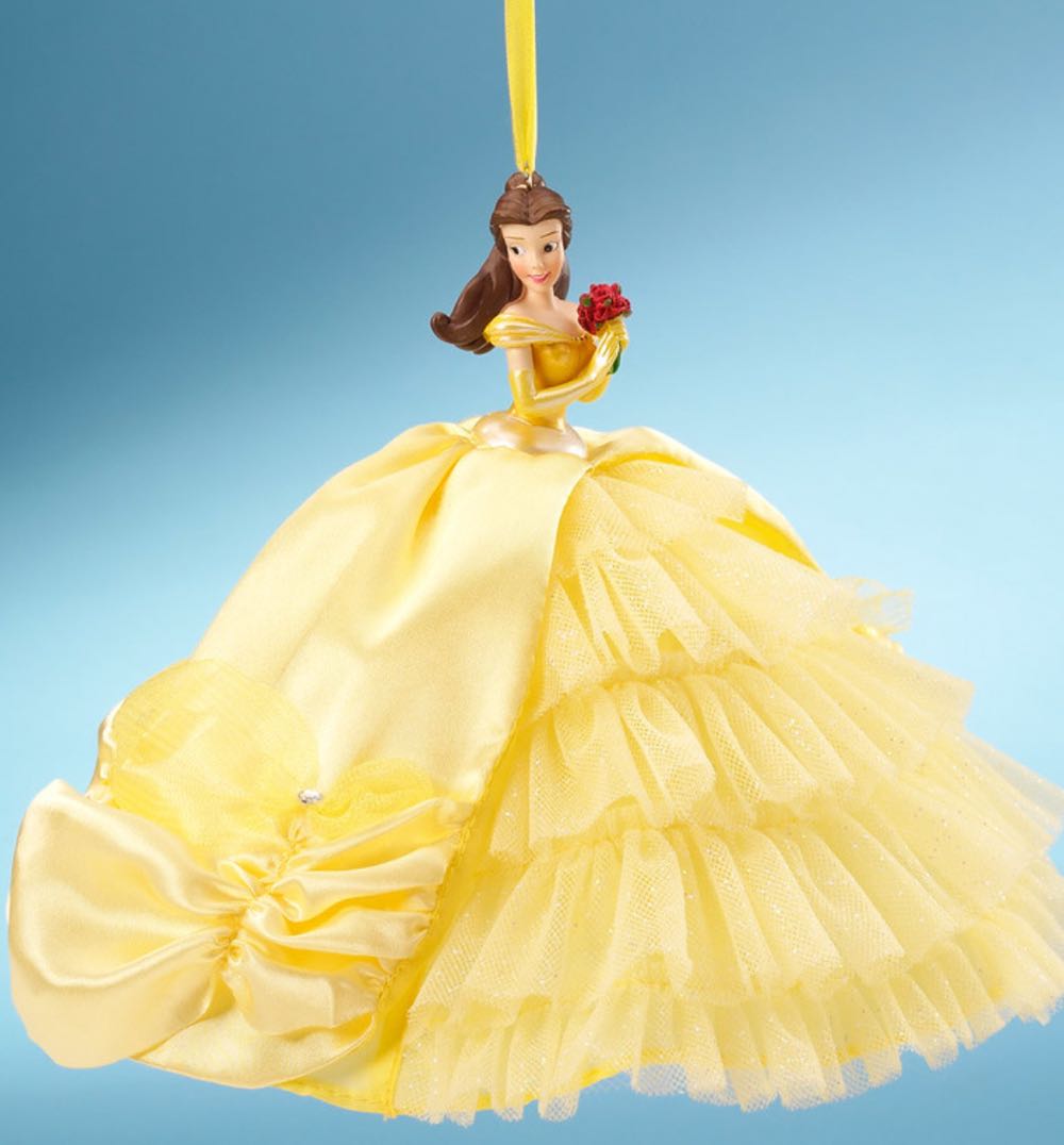 Princess Belle Ruffle Dress With Bouquet - Disney Store (Disney’s beauty and the beast) ornament collectible - Main Image 3