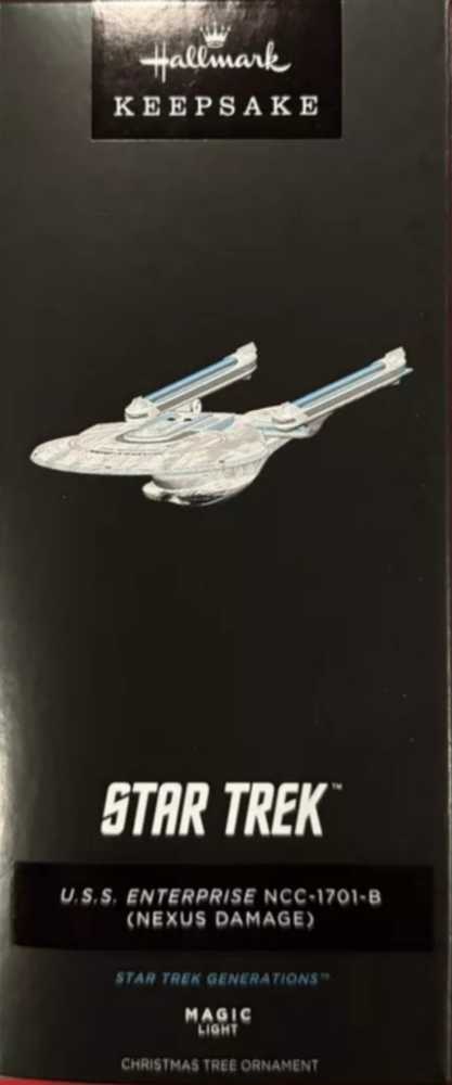 U.S.S. Enterprise NCC-1701-B (Nexus Damage) - Star Trek Generations (Star Trek) ornament collectible - Main Image 3