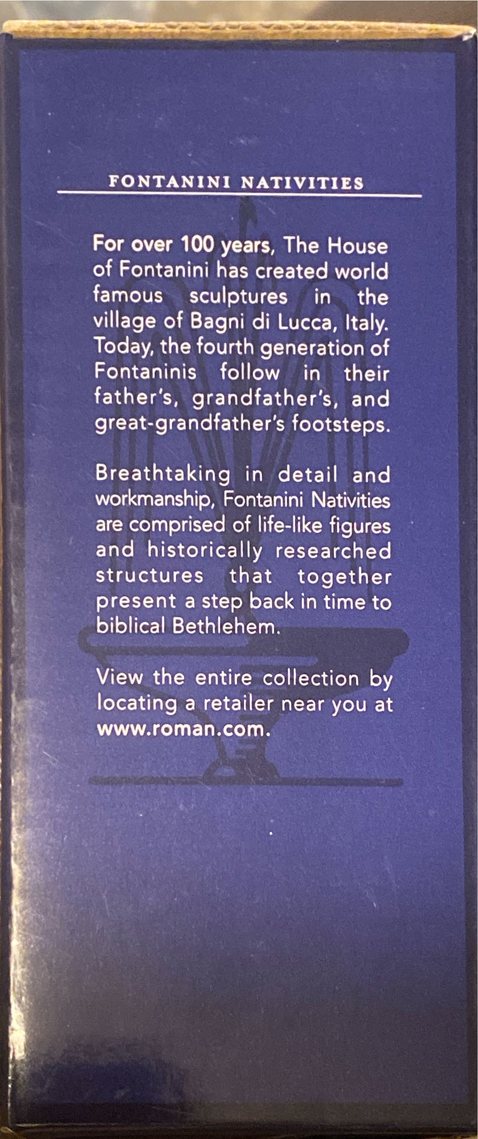 Matthew 5” Fontanini Heirloom Nativity Figurine - Fontanini Nativity (Christmas Story, Shepherd & Lamb) ornament collectible [Barcode 089945208641] - Main Image 2