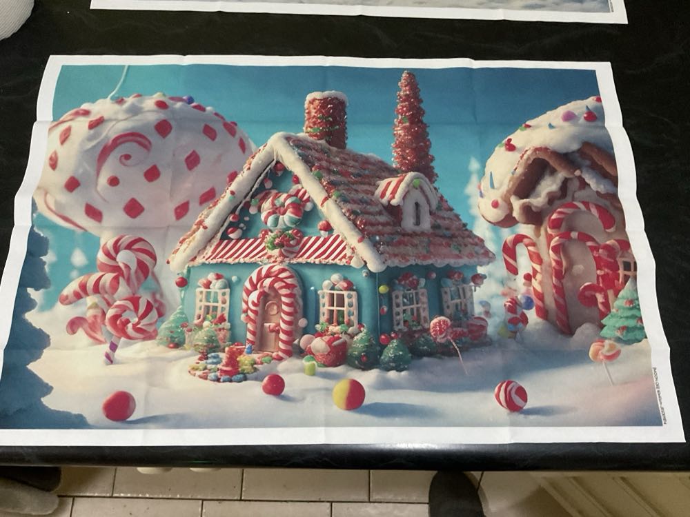 Merry Miniature Eskimo Grandma Waving