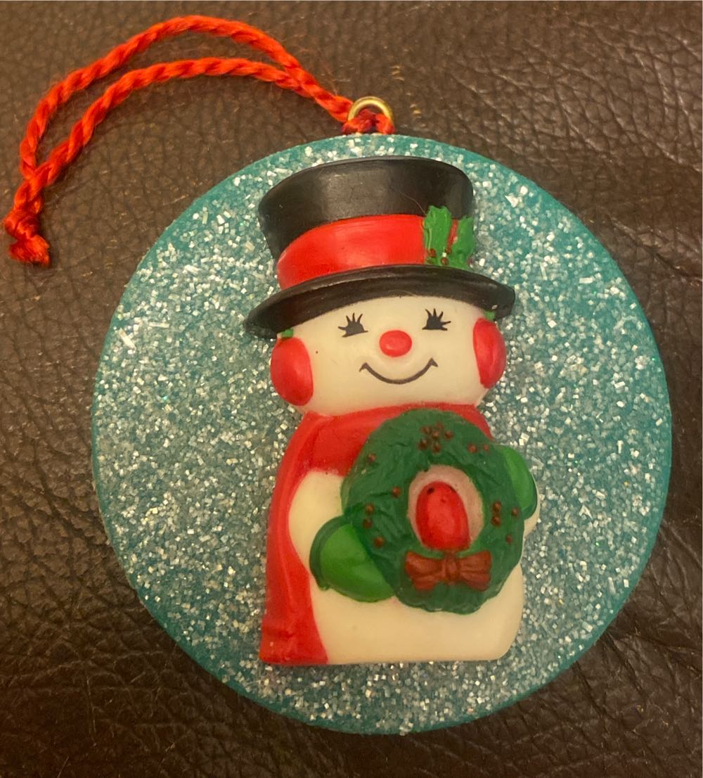 Maroon Glass Nutcracker