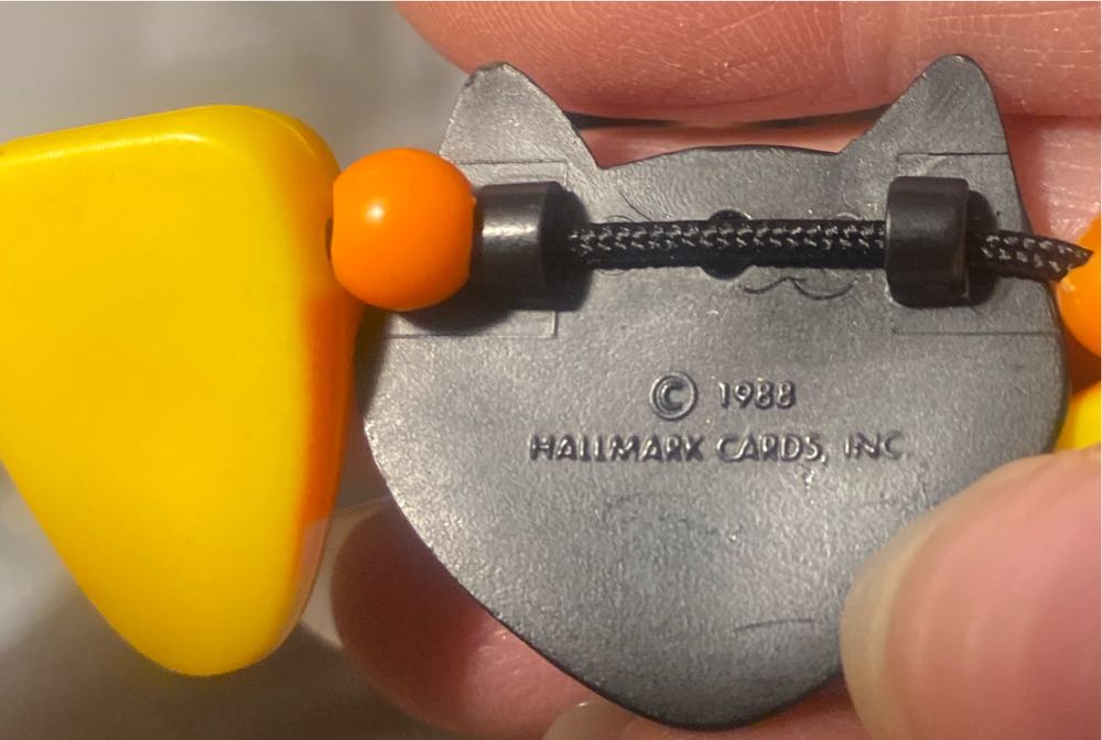 Hallmark Halloween Necklace With Black Cat & Candy Corn - Halloween Jewelry (Halloween, Black Cat, Candy Corn) ornament collectible - Main Image 3