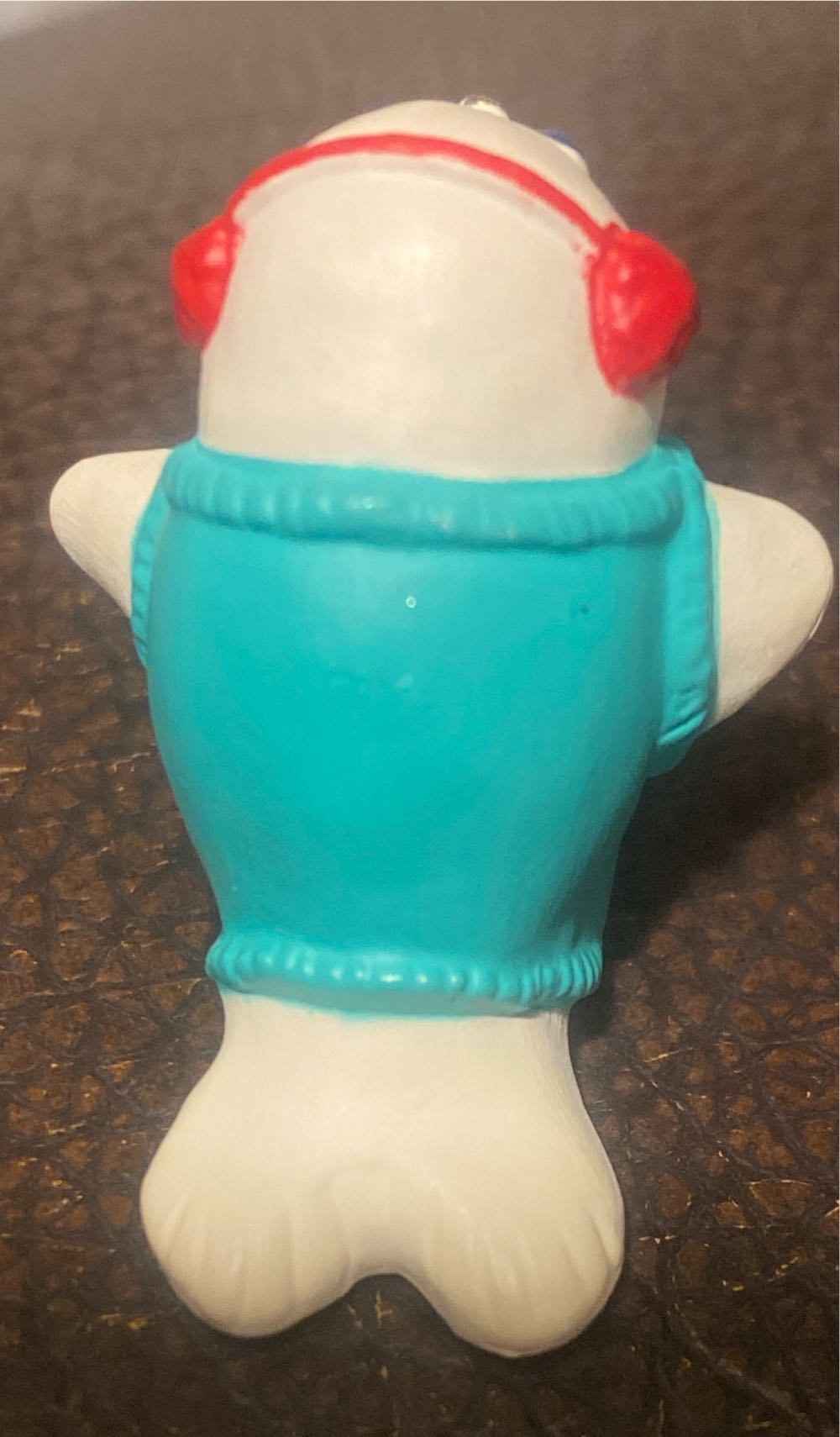 Merry Miniature White Seal Red Earmuffs - Merry Miniatures (Seal, Winter) ornament collectible - Main Image 2