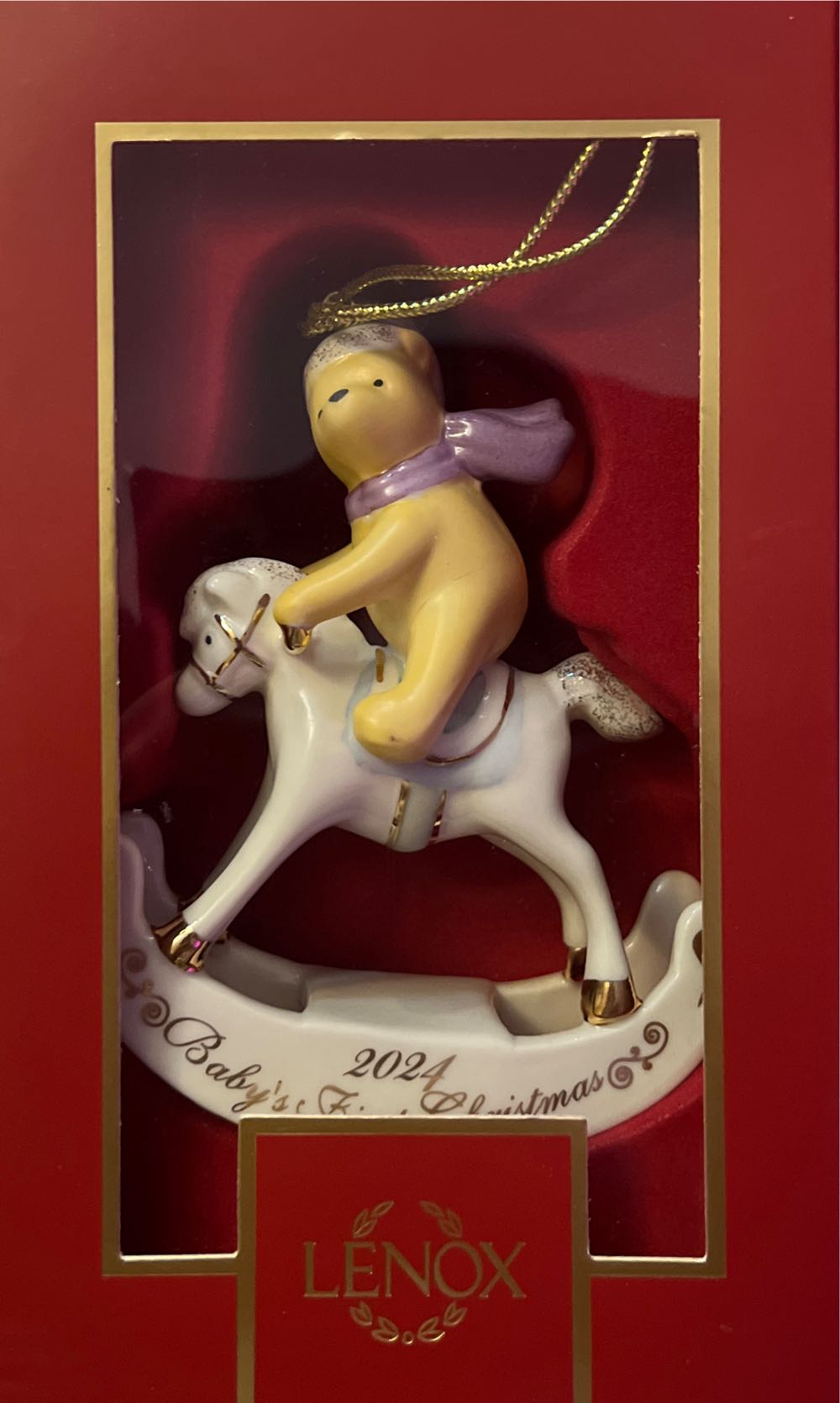 2024 Winnie The Pooh Baby’s 1st Christmas - Winnie the Pooh (Winnie the Pooh) ornament collectible [Barcode 194372029360] - Main Image 2