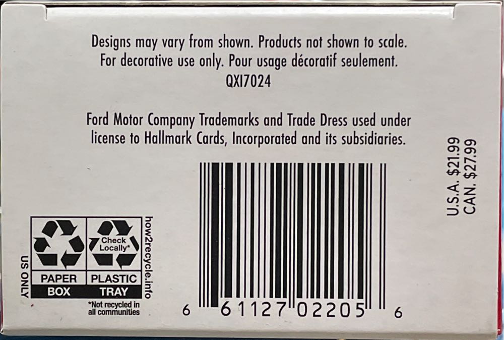 2024 CAC Ford Mustang GT - Classic American Cars (Cars) ornament collectible [Barcode 661127022056] - Main Image 3