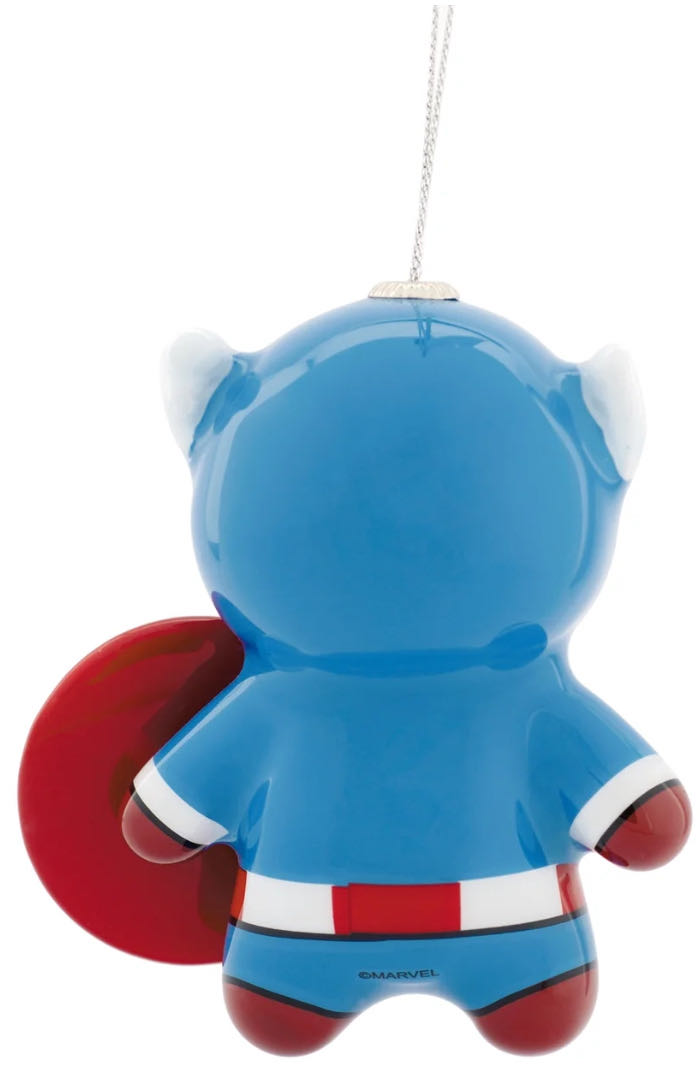 Captain America Decoupage - Captain America (Marvel Comics: The Avengers) ornament collectible [Barcode 763795325658] - Main Image 2