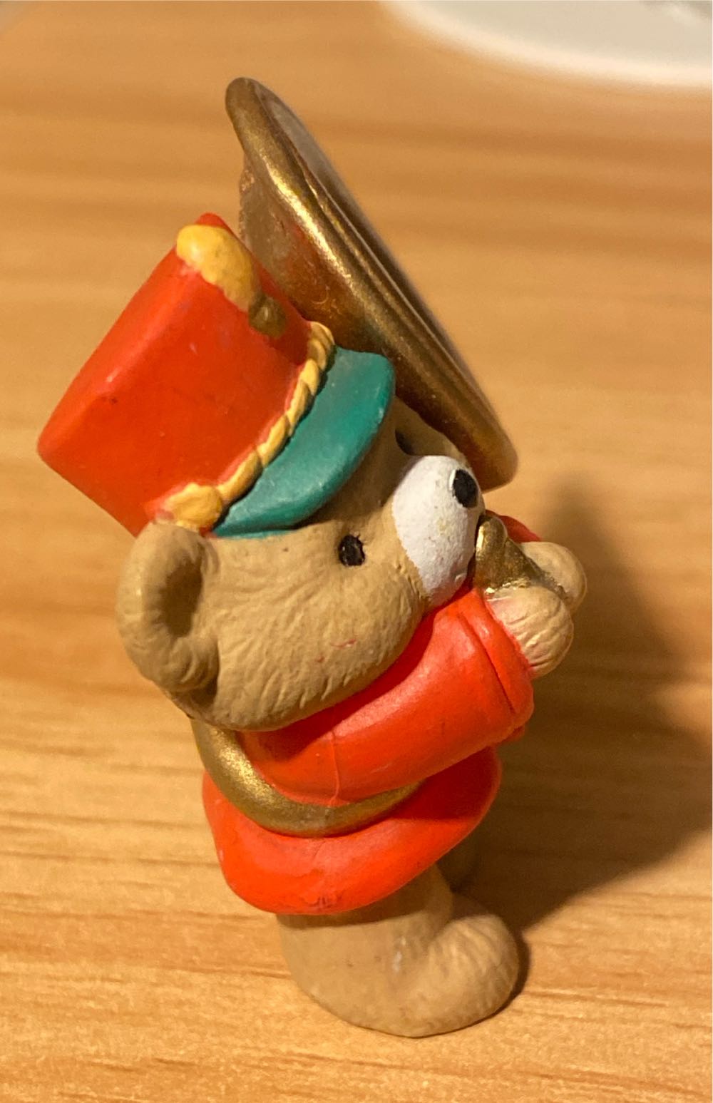 Merry Miniature Music Makers 1 Bear Playing Tuba - Merry Miniatures (Marching Band, Tuba, Bear) ornament collectible - Main Image 2