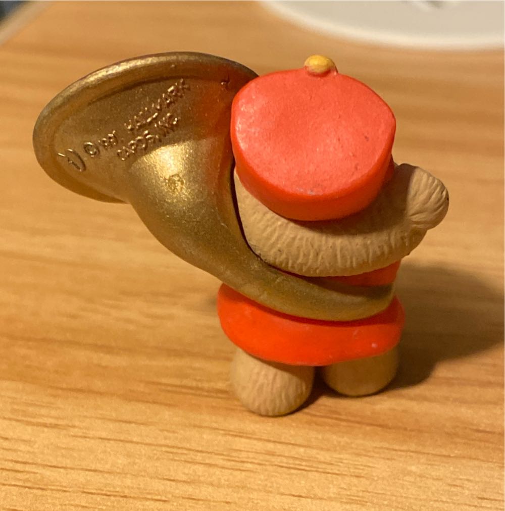 Merry Miniature Music Makers 1 Bear Playing Tuba - Merry Miniatures (Marching Band, Tuba, Bear) ornament collectible - Main Image 3