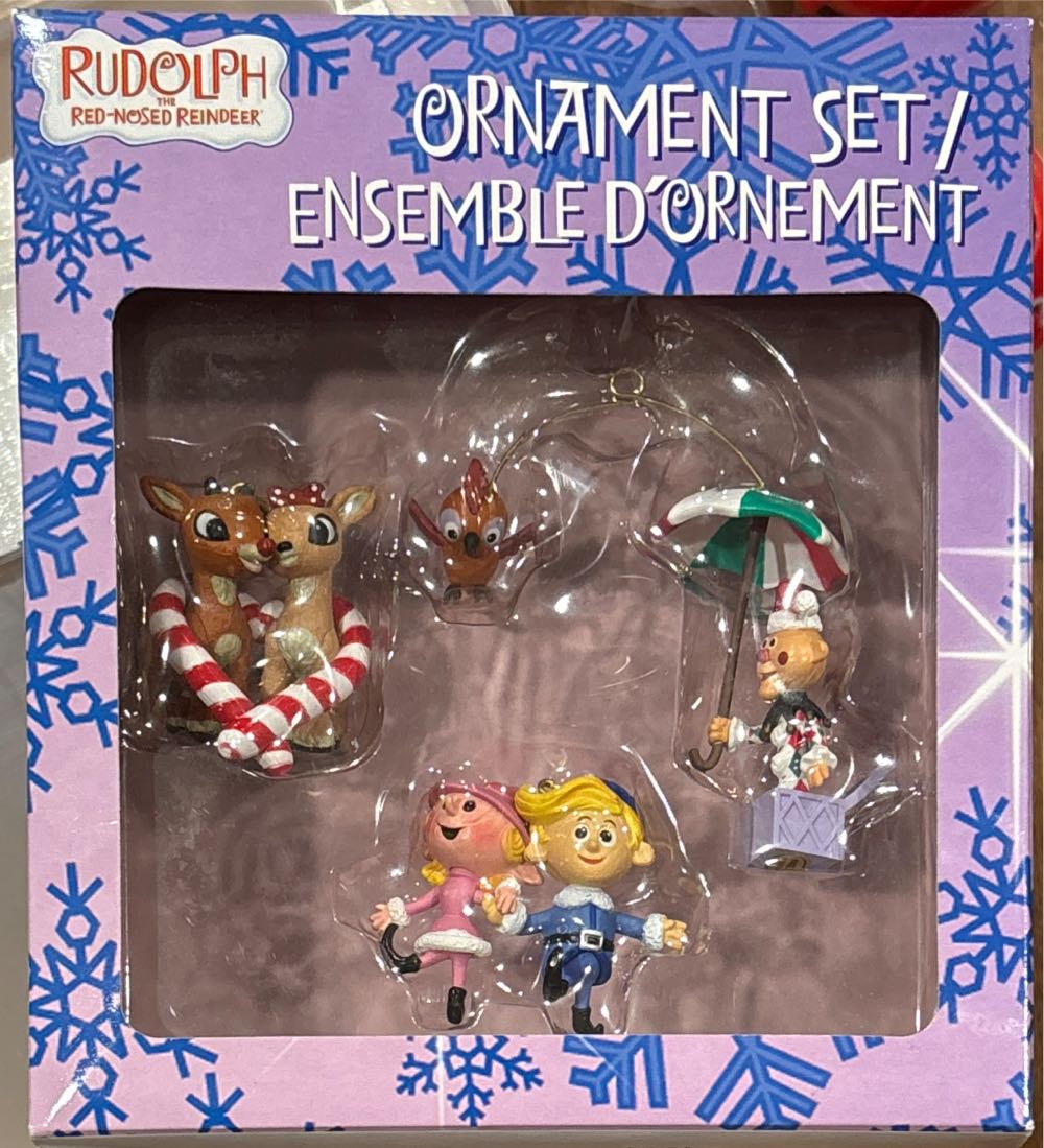 Rudolph The Red-Nosed Reindeer 4pc Set - Television (Rudolph The Red-Nosed Reindeer) ornament collectible [Barcode 661526759409] - Main Image 2
