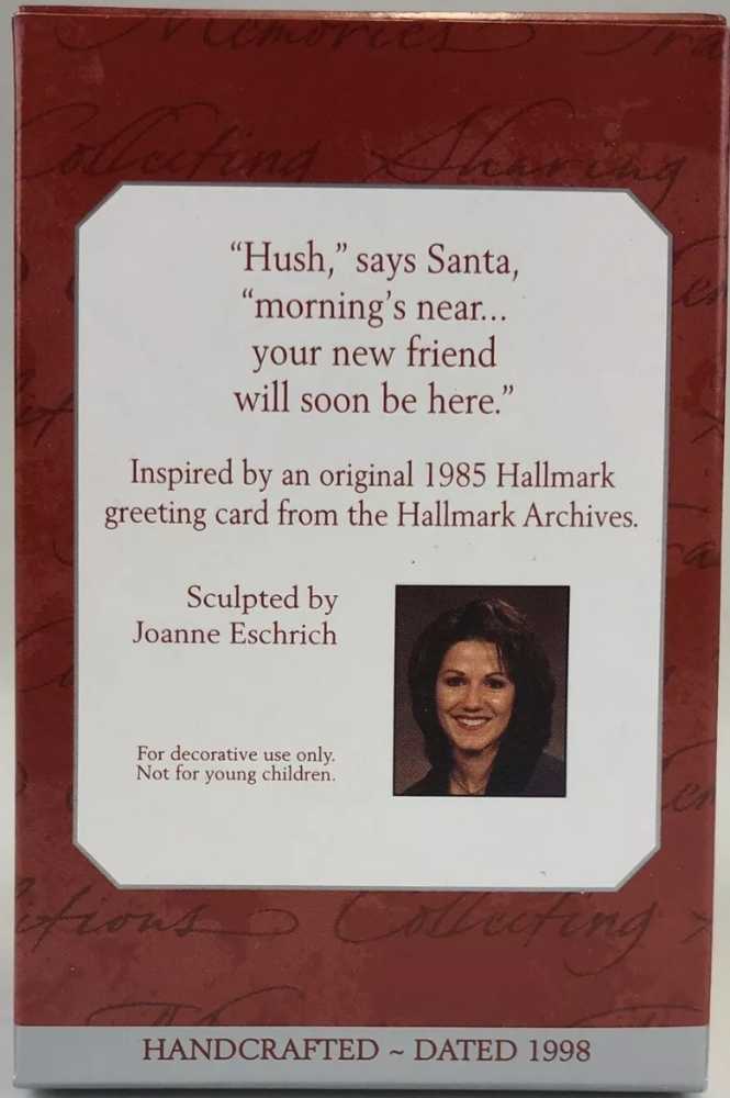 Hallmark Keepsake Ornament Collector’s Club 1998 New Christmas Friend - Hallmark Archives Collection (Santa) ornament collectible - Main Image 2