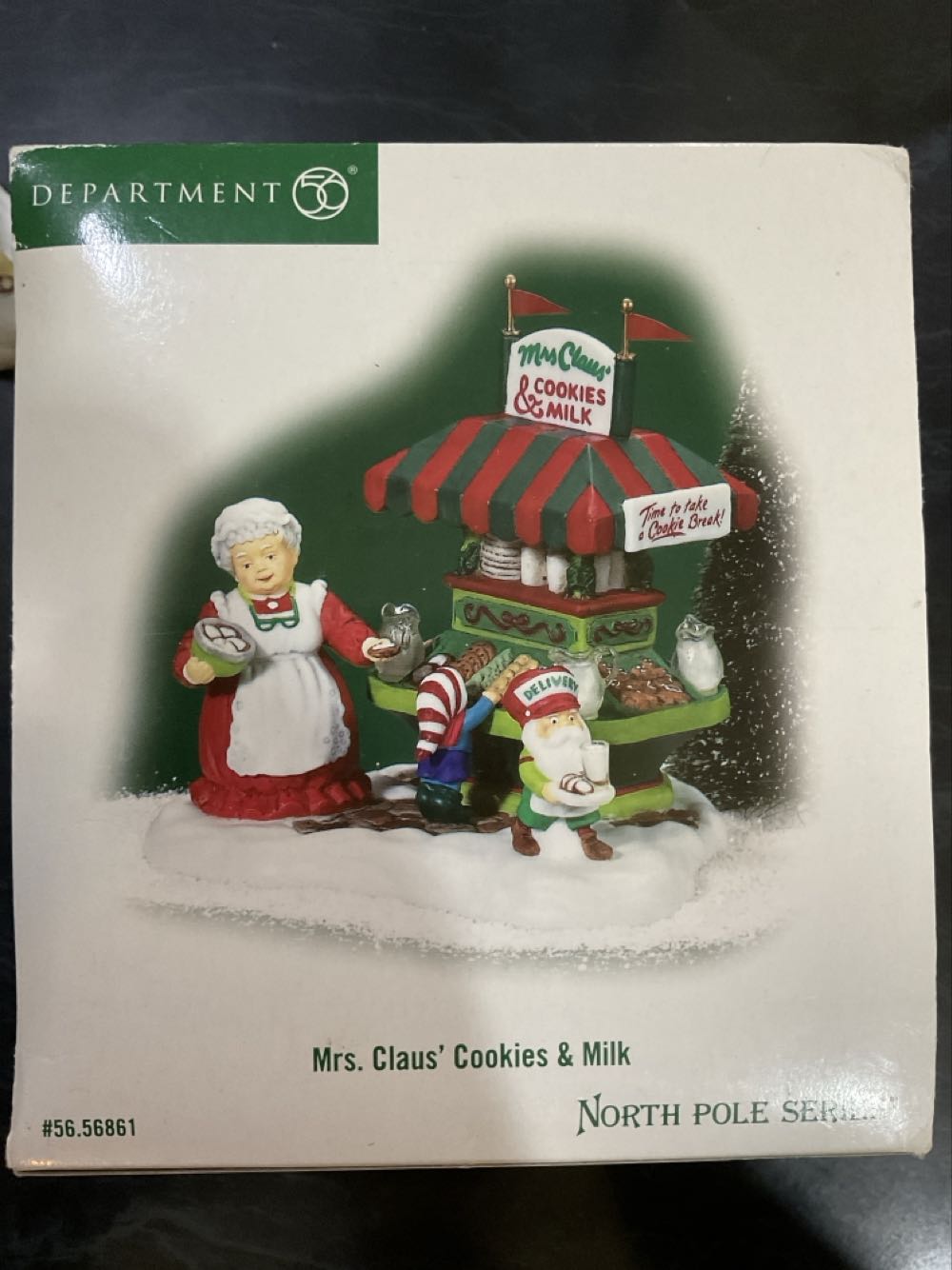 Mrs. Claus Cookies And Milk - North Pole Series Accessory ornament collectible [Barcode 734409242807] - Main Image 2