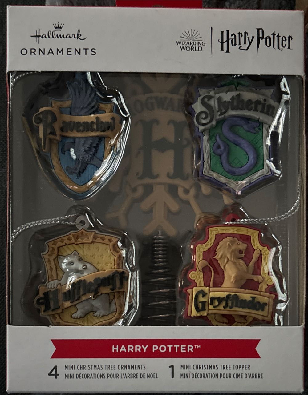 Mini - Harry Potter - Hogwarts Tree Topper And Ornaments Set Of 5 - Harry Potter (Miniature) ornament collectible [Barcode 661127059854] - Main Image 2