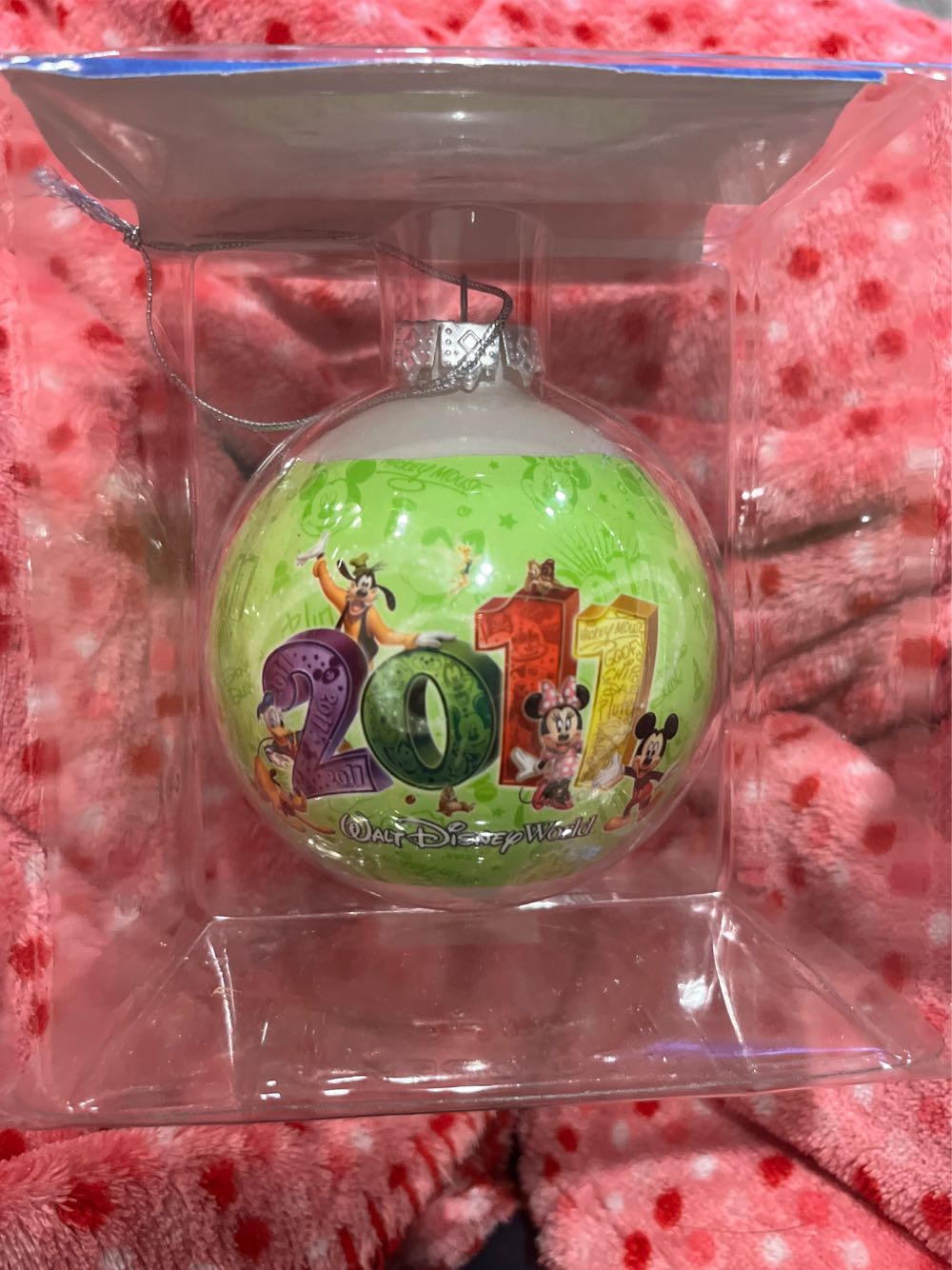 Silver Flower Wreath With Bluebird