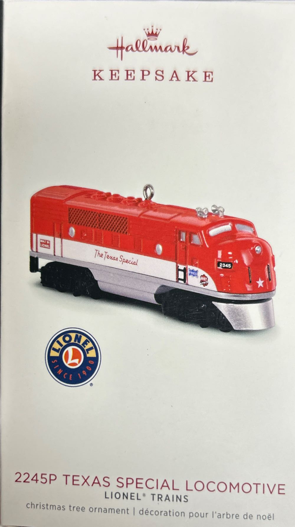 2245P Texas Special Locomotive - Train ornament collectible [Barcode 763795343379] - Main Image 2