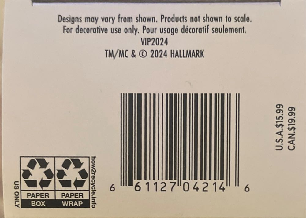 What A Gift - Santa (Santa) ornament collectible [Barcode 661127042146] - Main Image 4