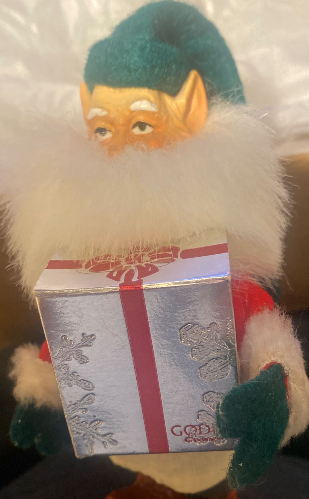 Vintage Godiva Chocolates Holiday Elf  - Godiva Chocolates (Santa’s Helpers, Elf, Chocolates) ornament collectible - Main Image 4