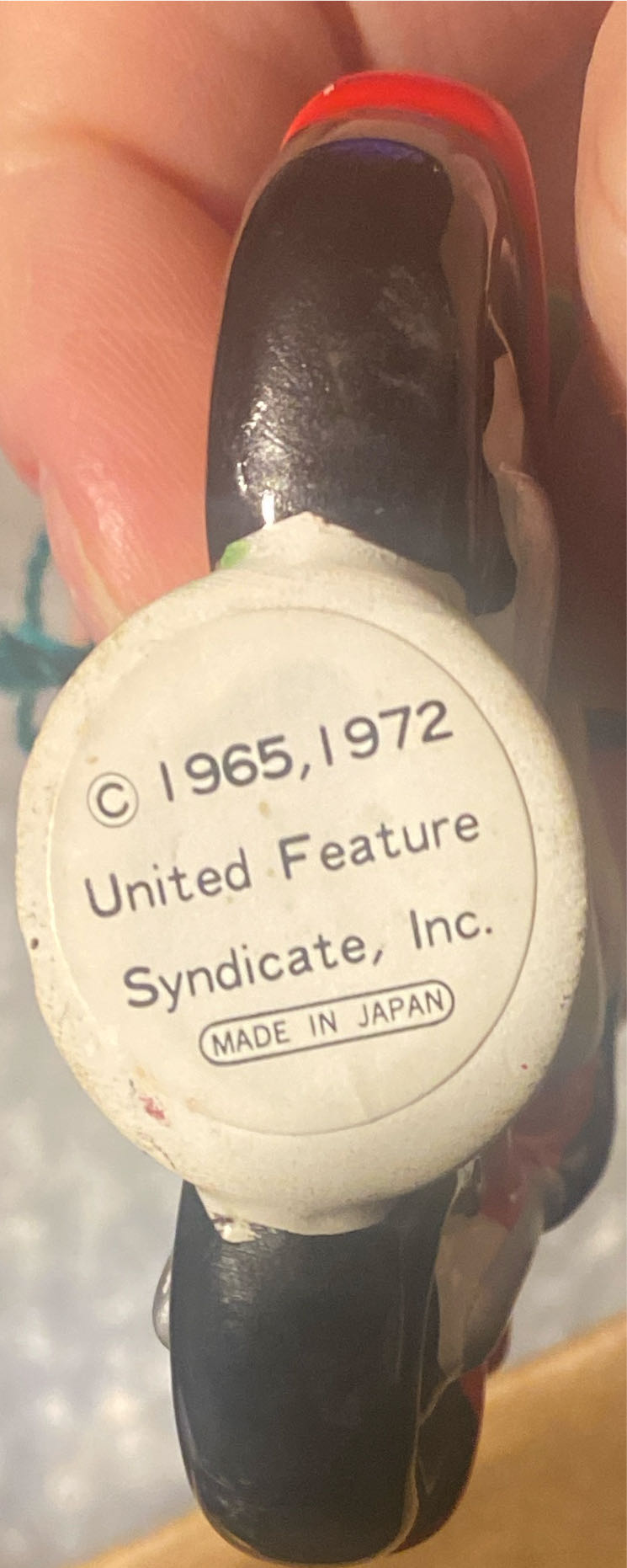 Vintage UFS Peanuts Woodstock On Motorcycle With Presents Porcelain Ornament - Woodstock - Peanuts (Vintage Peanuts) ornament collectible - Main Image 4