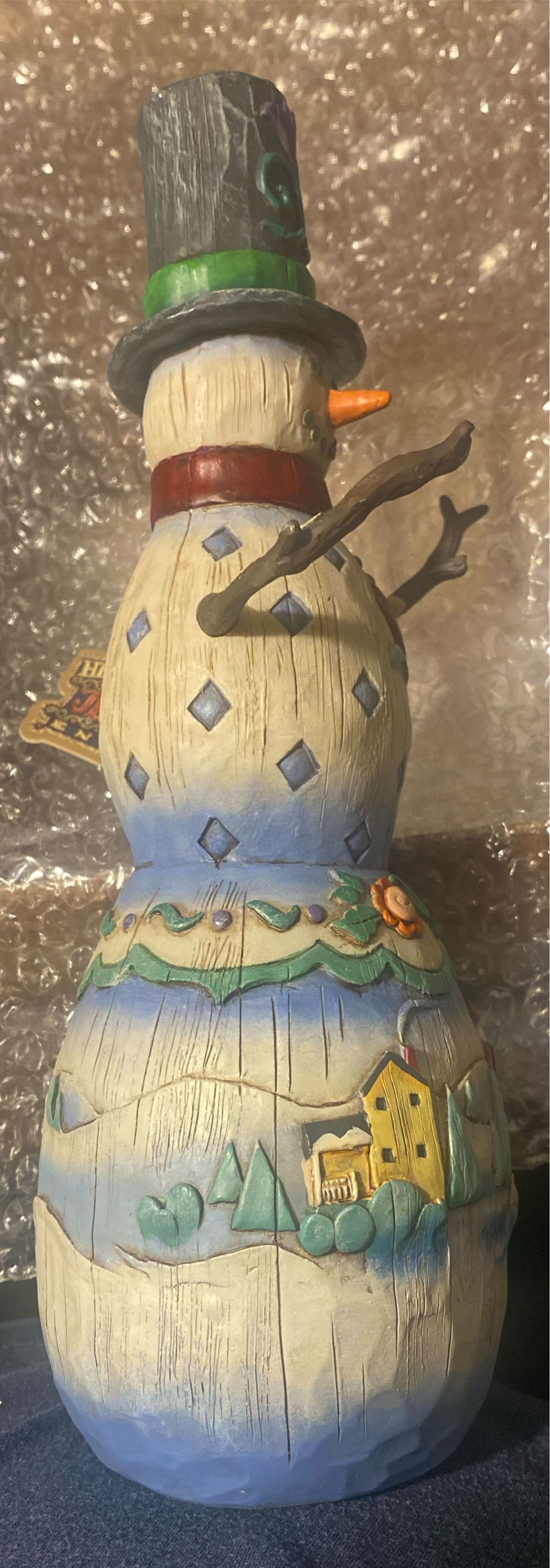 Heartwood Creek Jim Shore For Enesco Winter’s Light Snowman - Enesco Jim Shore Heartwood Creek (Snowman) ornament collectible - Main Image 2
