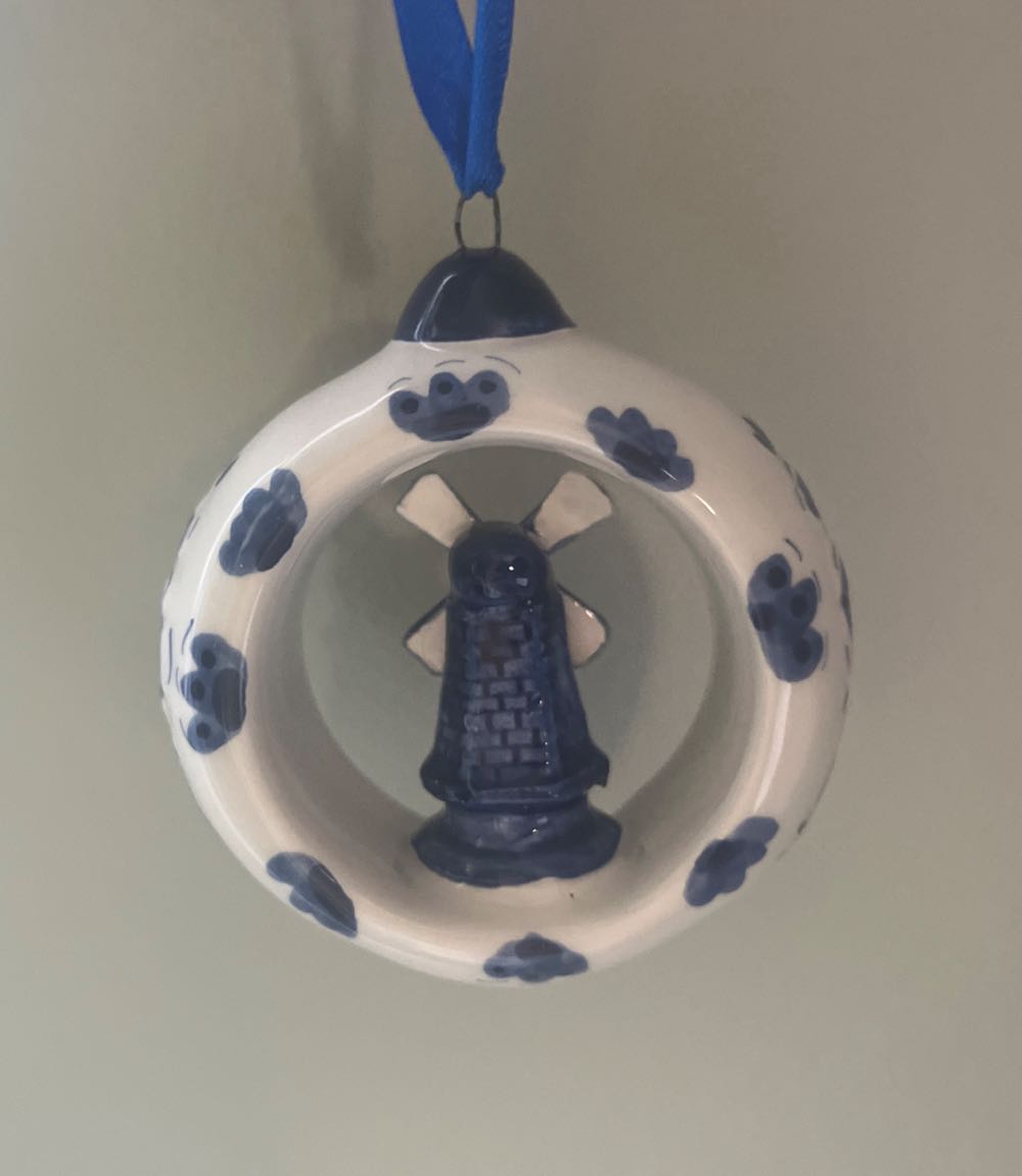 Zaanse Schan Porcelain Windmill  ornament collectible - Main Image 2