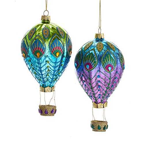 Peacock Hot Air Balloon - Peacocks (Birds) ornament collectible [Barcode 086131517839] - Main Image 1