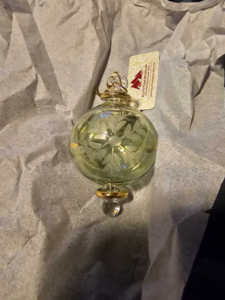 Yarn And Bead Snowflake