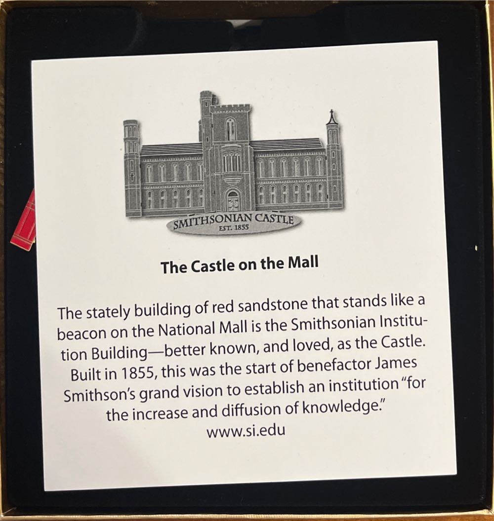 Smithsonian Castle  ornament collectible - Main Image 4