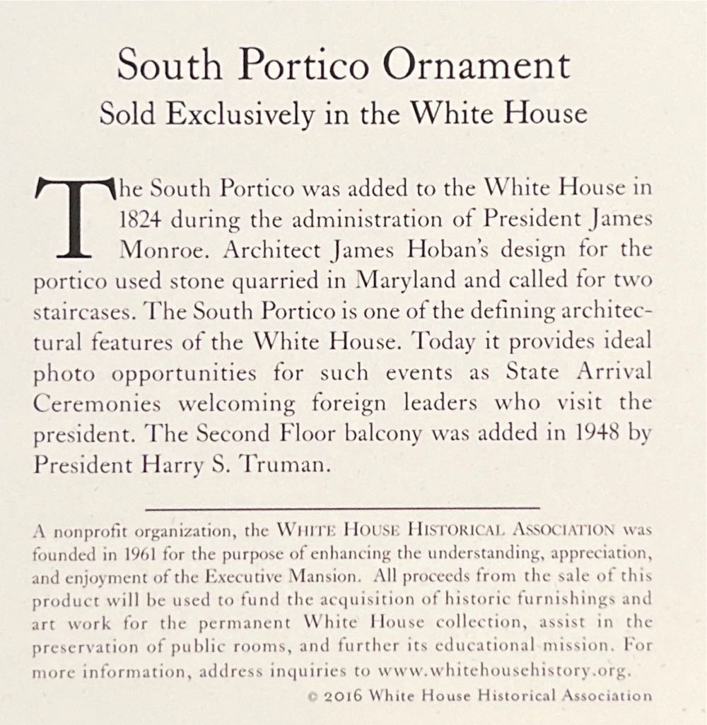 The South Portico  ornament collectible - Main Image 3