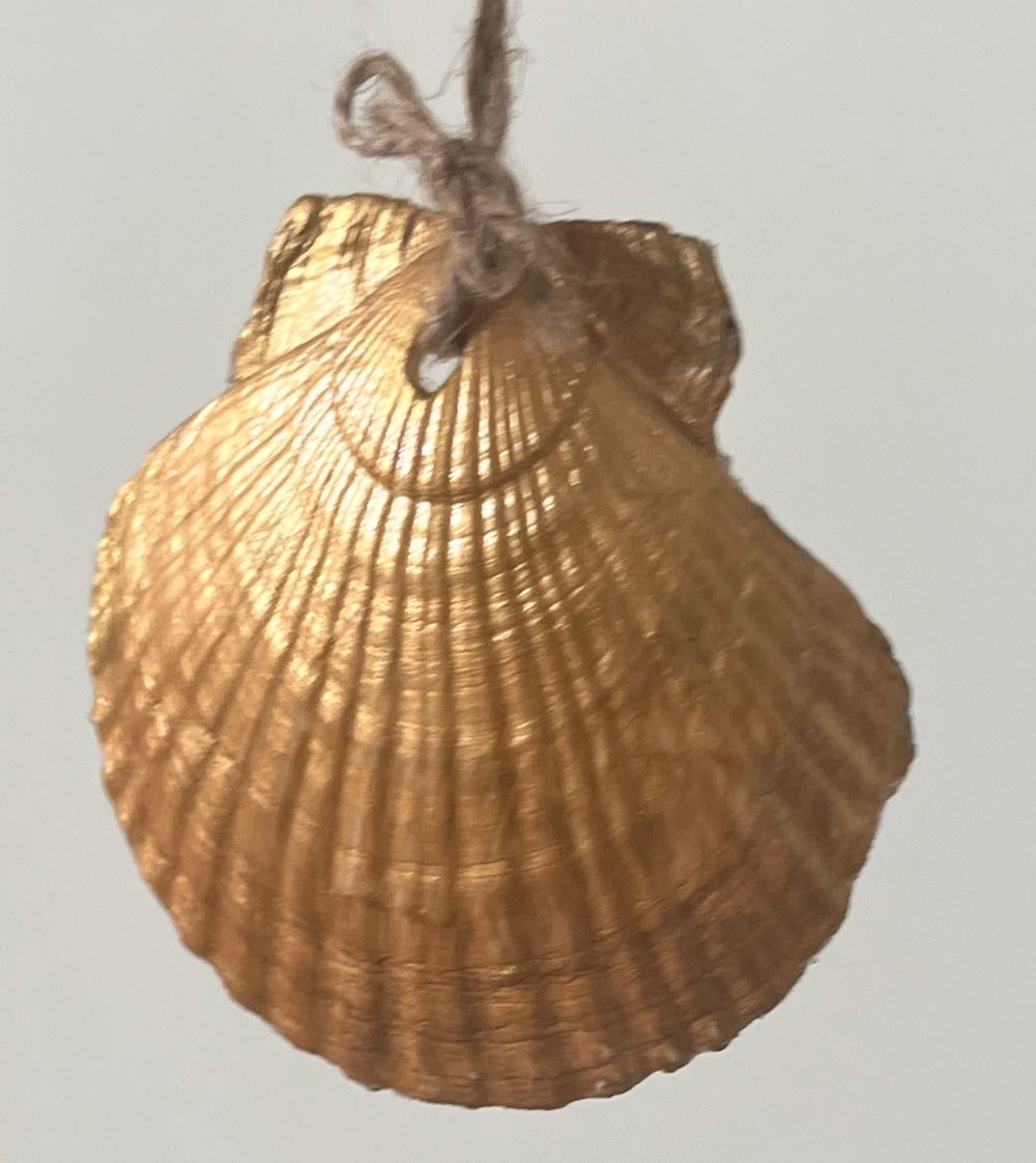 Petaluma Hand Painted Chicken On A She’ll  ornament collectible - Main Image 2