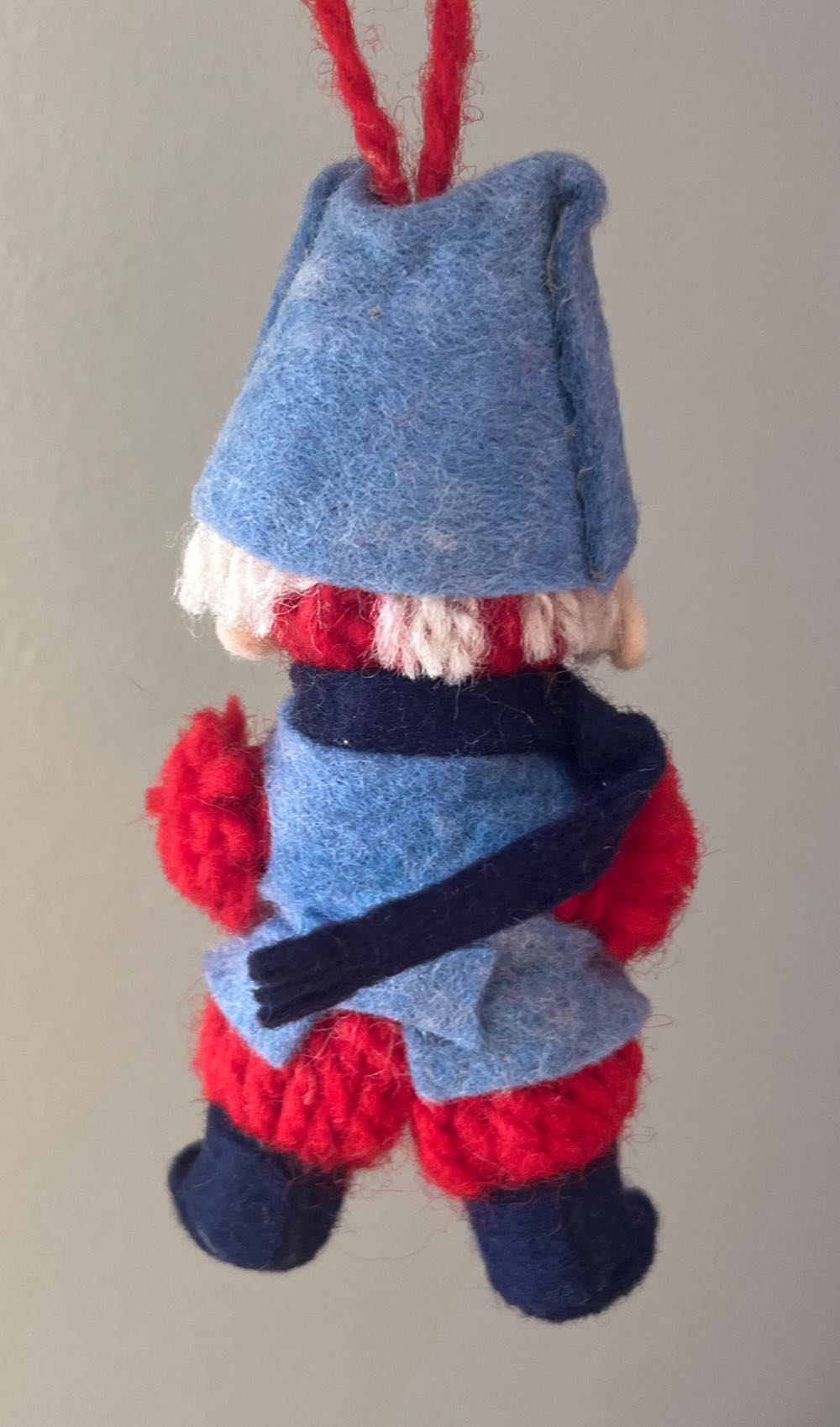 Yarn Boy Caroler  ornament collectible - Main Image 2