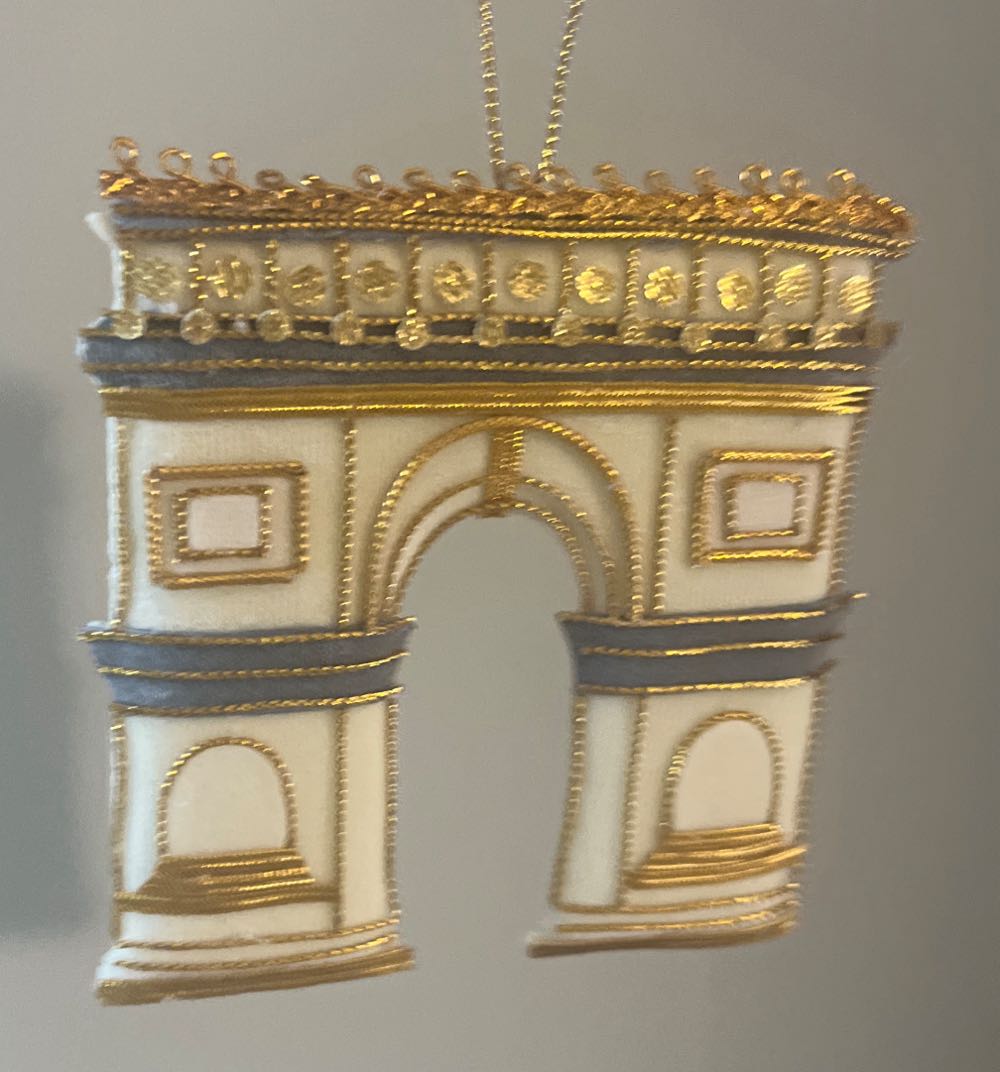 Arc De Triomphe Felt  ornament collectible - Main Image 1