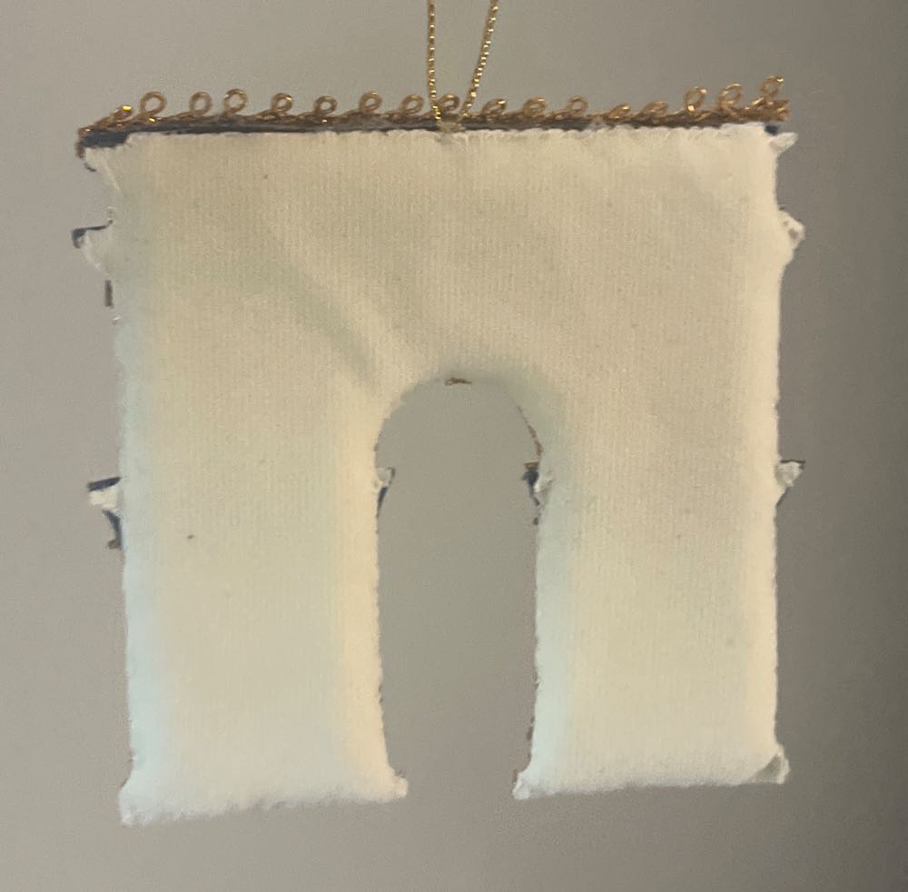 Arc De Triomphe Felt  ornament collectible - Main Image 2