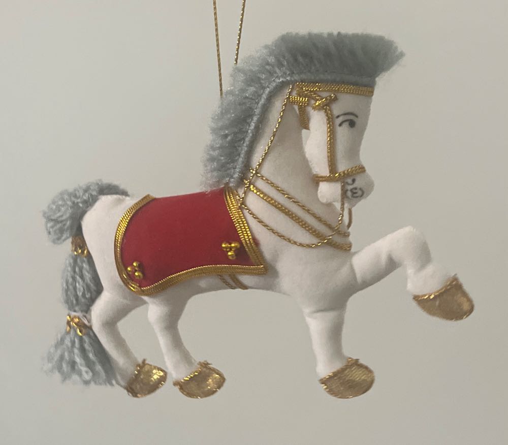 Napoleonic Horse Felt  ornament collectible - Main Image 2