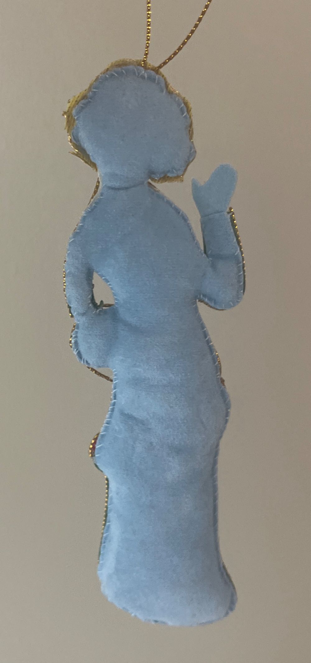 Medieval Princess Felt  ornament collectible - Main Image 2