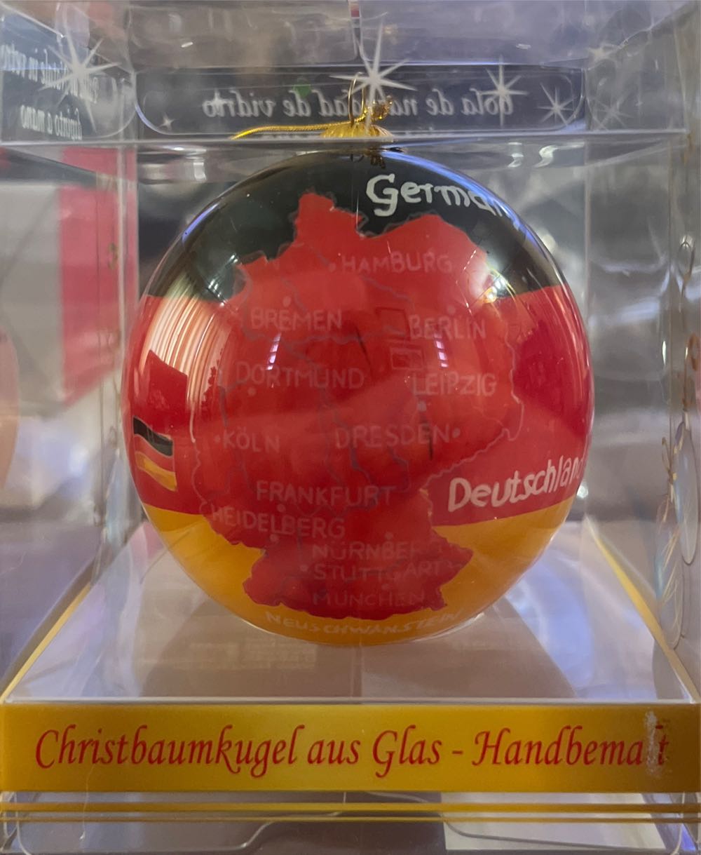 Germany Christmas Glass Ball  (Travel) ornament collectible [Barcode 4260553412286] - Main Image 2