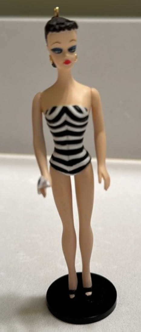 1959 Brunette Debut Barbie - Barbie Collector’s Series ornament collectible - Main Image 2